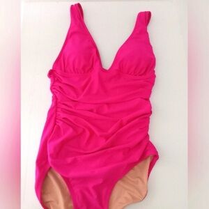 J. Crew Vibrant Pink One-Piece Swimsuit